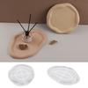 Packung mit 2 Silikonformen in unregelmäßiger Form, Harztablettformen, Silikonplattenformen, Silikontextur-Bastelformen