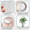 Metal Mason Jar Flower Lid Insert Wide Mouth Canning Jar Lid with Straw Hole Grid Organizer for Flowers Pens Toothbrushes