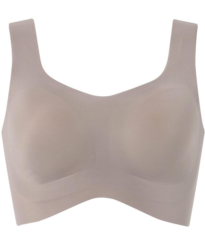 bra Stretchy and comfortable Body fabric absorbs sweat and dries Smooth to the small and large OB [Wing/Wacoal] Non-wired S~3L fit. quickly. touch.