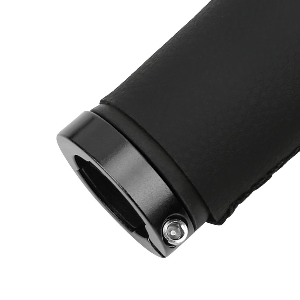 608 Mountain Bike Handlebar Grips Holding Bar AntiSlip Cover with Lock(Black )