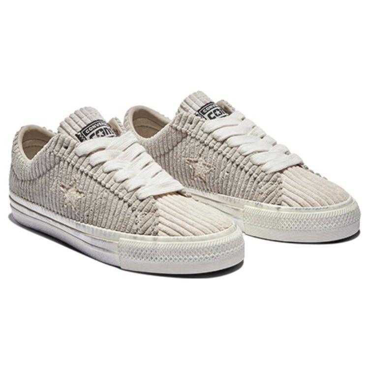 Converse One Star Pro Unisex Beige Distressed Cream Grey A04972C