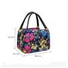 Portable Nylon Floral Print Tote Bag Waterproof Multifunctional Women Handbag Mommy Bag For Picnic Travel