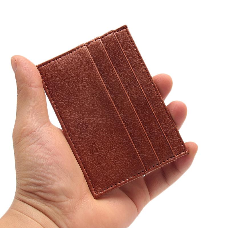 Porte-cartes de visite ultra fin Manches pour cartes de crédit pour hommes Femmes Housse de protection pour carte d'identité Carte bancaire
