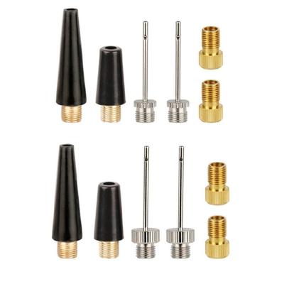 Bicycles Valves Adapter Set Balls Pump Needle Replacement Air Nozzle Pump Adapter Air Pumps Accessories Easy To Use