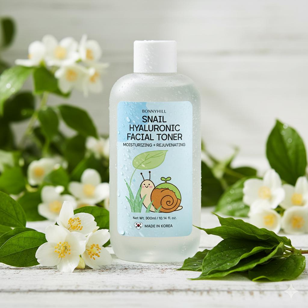 

SNAIL HYALURONIC FACIAL TONER 300ML