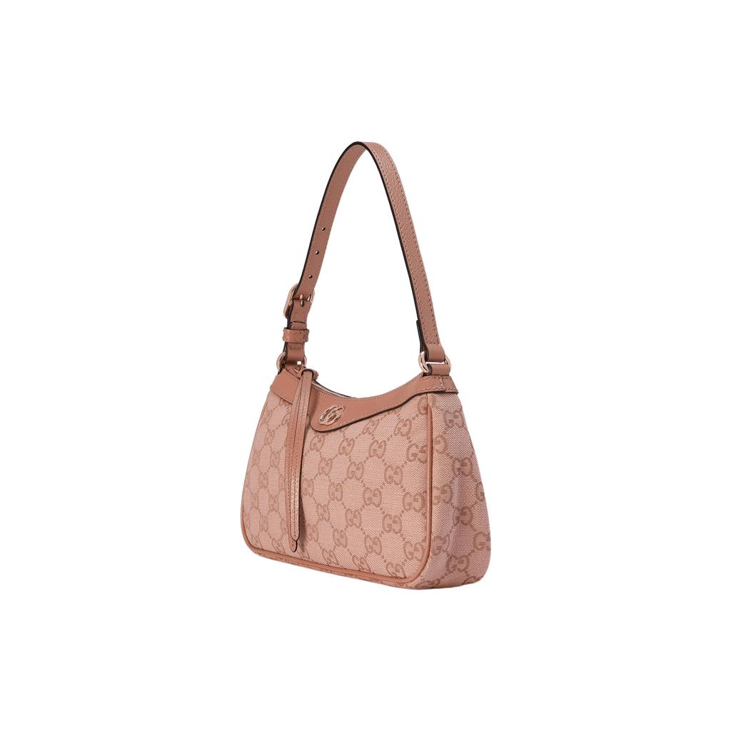 Gucci Ophidia Klassische Monogramm-Canvas- und Leder-Umhängetasche Klein Damen Taschen Rosa 735145-FACC5-5748