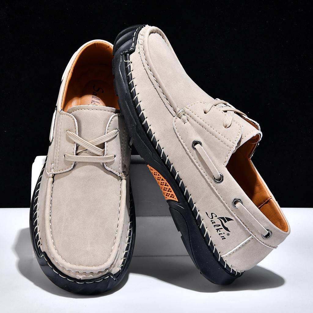 El yapımı rahat deri ayakkabı erkekler konfor sürüş ayakkabısı yumuşak deri makosenler erkek ayakkabısı mokasen takım ayakkabı