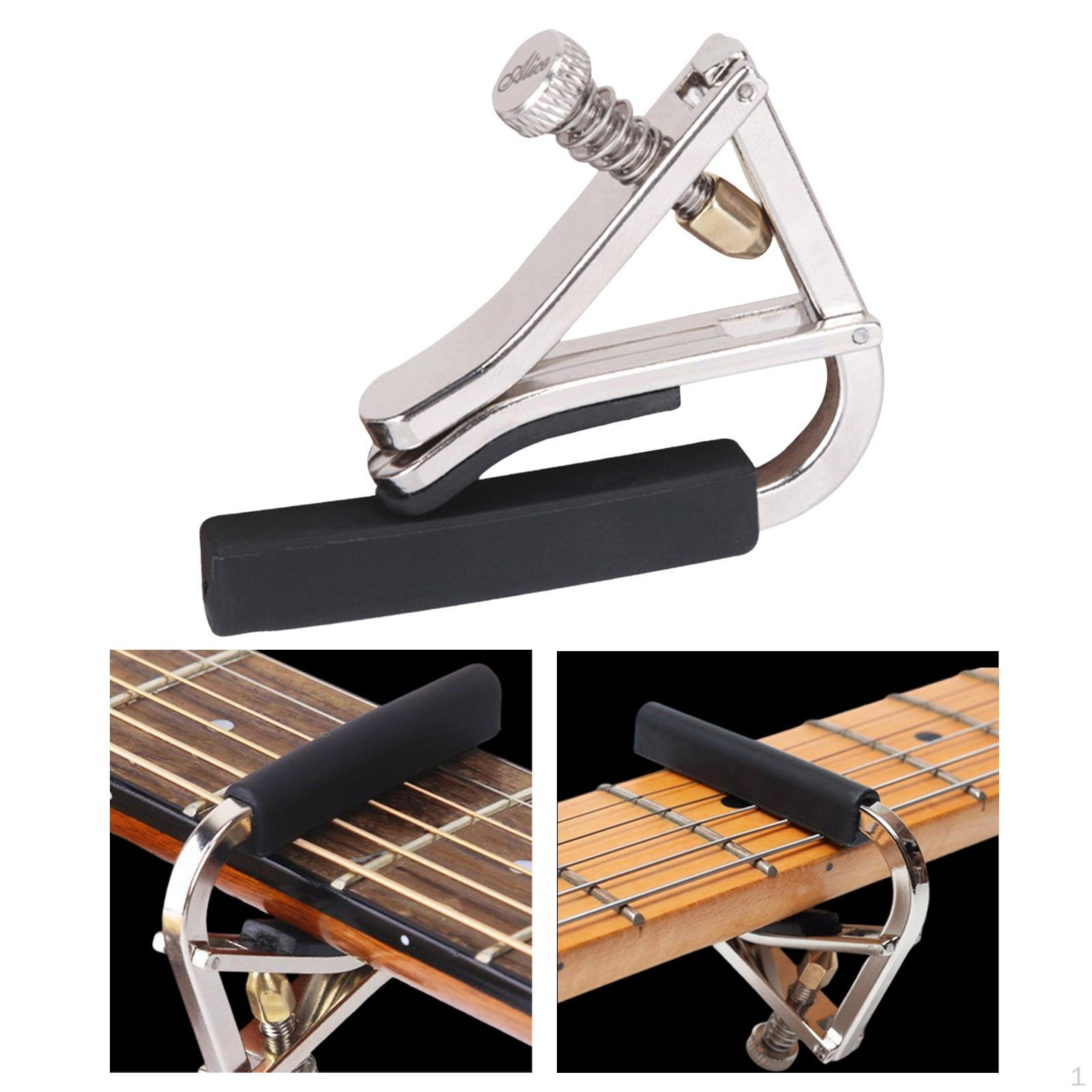 

Каподастр для акустической гитары Профессиональный сменный регулируемый зажим-тюнер Детали для гитар