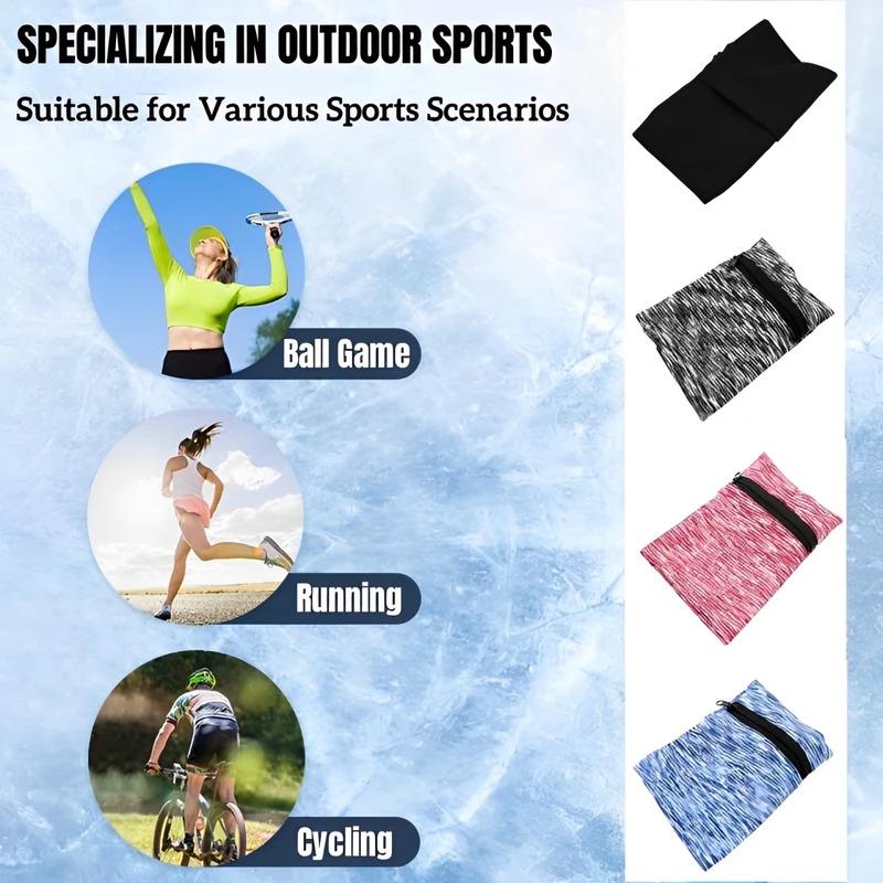 Zipper Running Bags Lightweight Wrist Wallet Pouch For Phone Key Card Sweatband Gym Fitness Sports Cycling Wristband Arm Bag