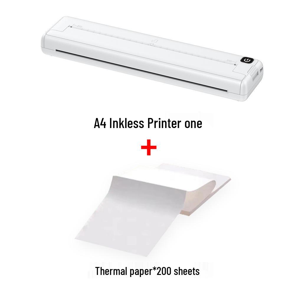 A4 Portable Inkless Thermal Printer for Home and Test Papers