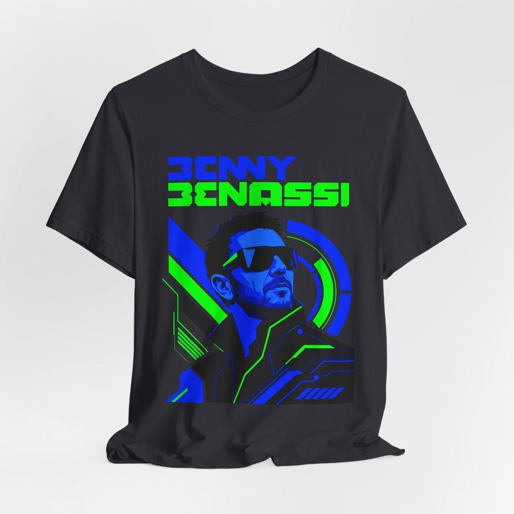 Benny Benassi Portrait Unisex Tee Electronic DJ Music Graphic T Shirt S