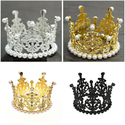 1Pcs Decorative Crown Cake Decoration Princess Birthday Party Cake Ornaments New Cake Topper