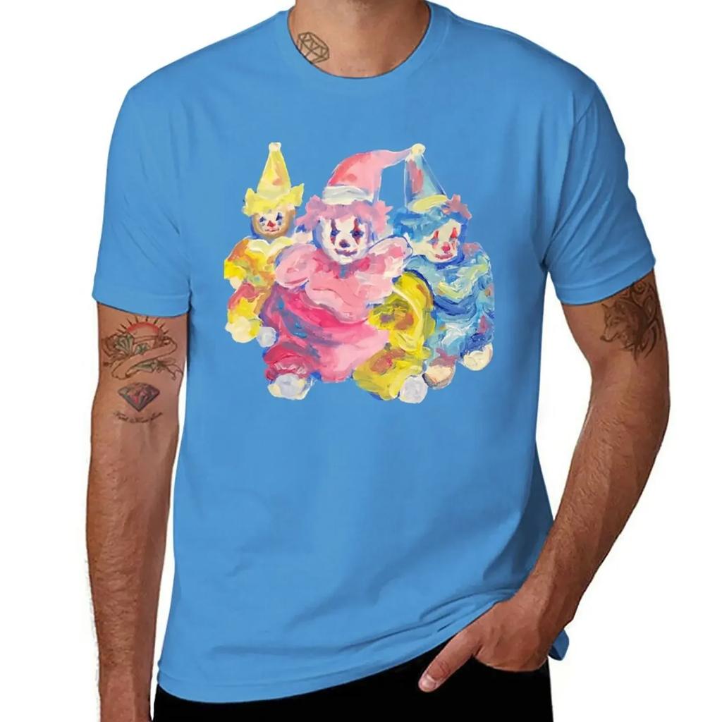 Clown Friends T-Shirt hippie clothes anime clothes mens clothing