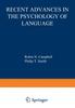 The Recent Advances In the Psychology of Language : Formal and Experimental Approaches : 4b Book
