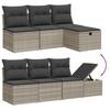 VidaXL Garden Lounge Set with Cushions 7 Pcs, Patio Sofas, Patio Furniture Set, Outdoor Furniture, Grey 3263838