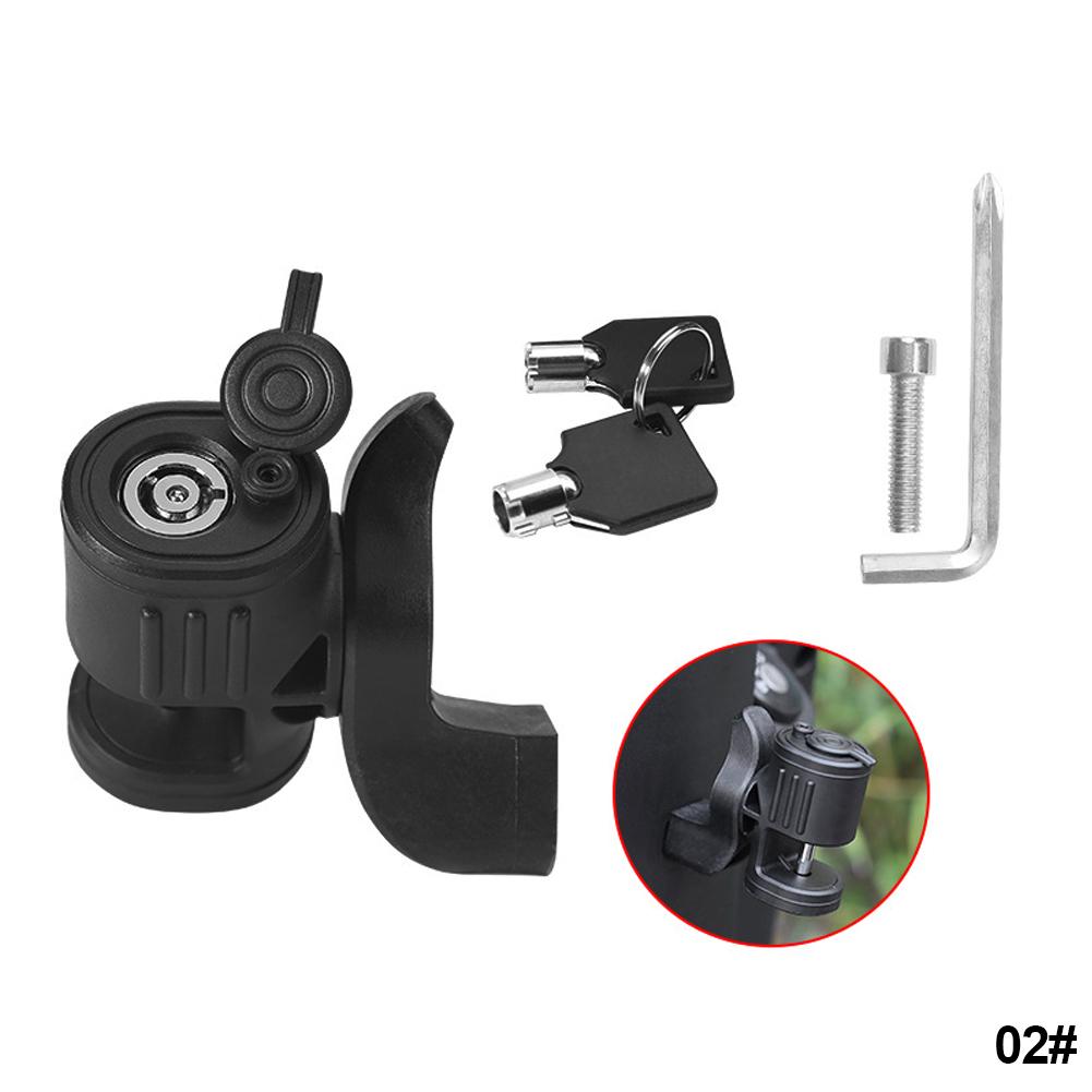 Universal Rotatable Multi-Function Motorcycle Bicycle Helmet Lock Anti-Theft Electric Bike Luggage Locks Safety
