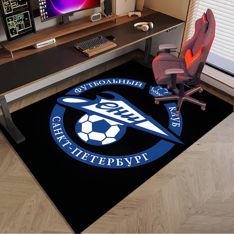 Football Club Emblem Printed Area Rug for Office, Chair Rug, Decorative Carpet Floor Mat, Large Size Fan gifts Christmas gifts