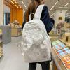 Schoolbag Student School Bag Casual Girls Junior High School Backpack Women's Large Capacity Backpack Women's College Wind Star School Bag