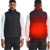 Männer Elektrische Weste Beheizte Jacke USB Winter Körper Wärmer Wasserdicht Gilet Mantel