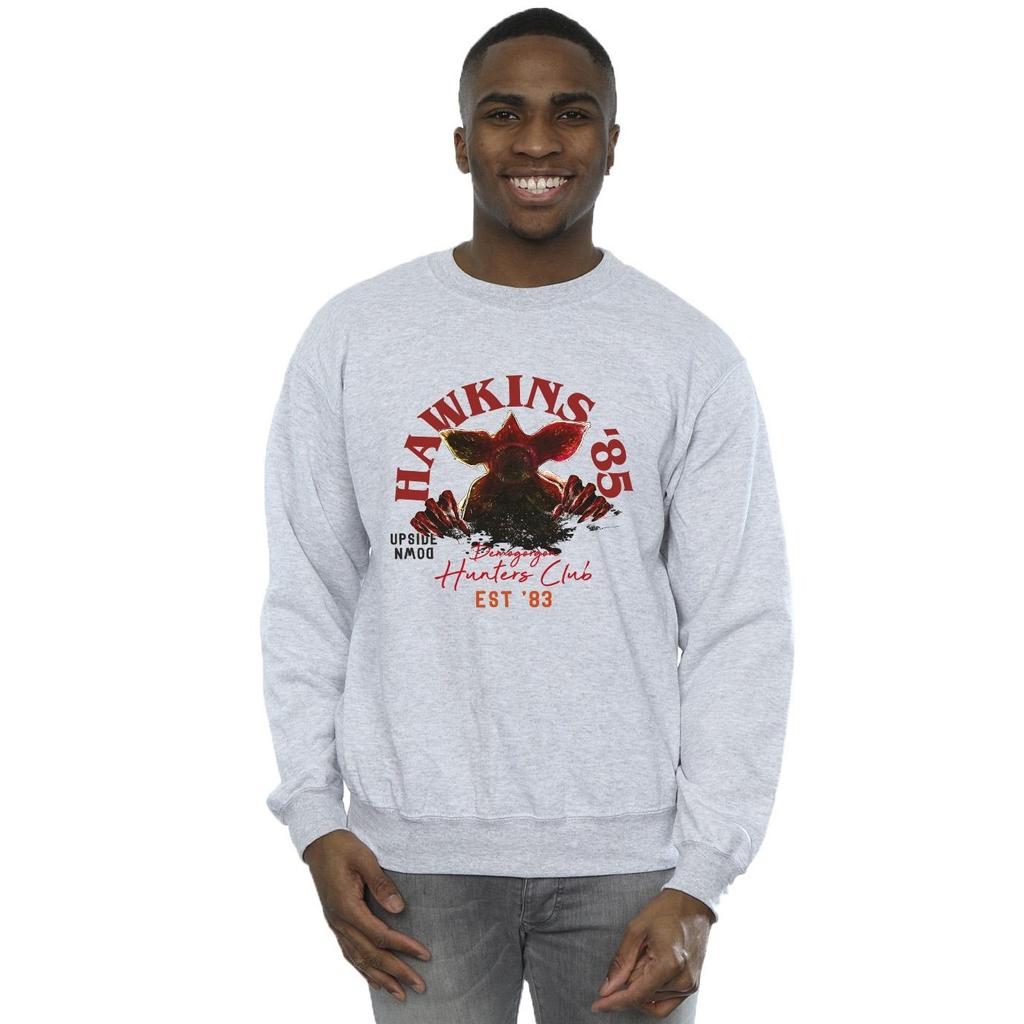 Netflix Mens Stranger Things Hunters Club Sweatshirt