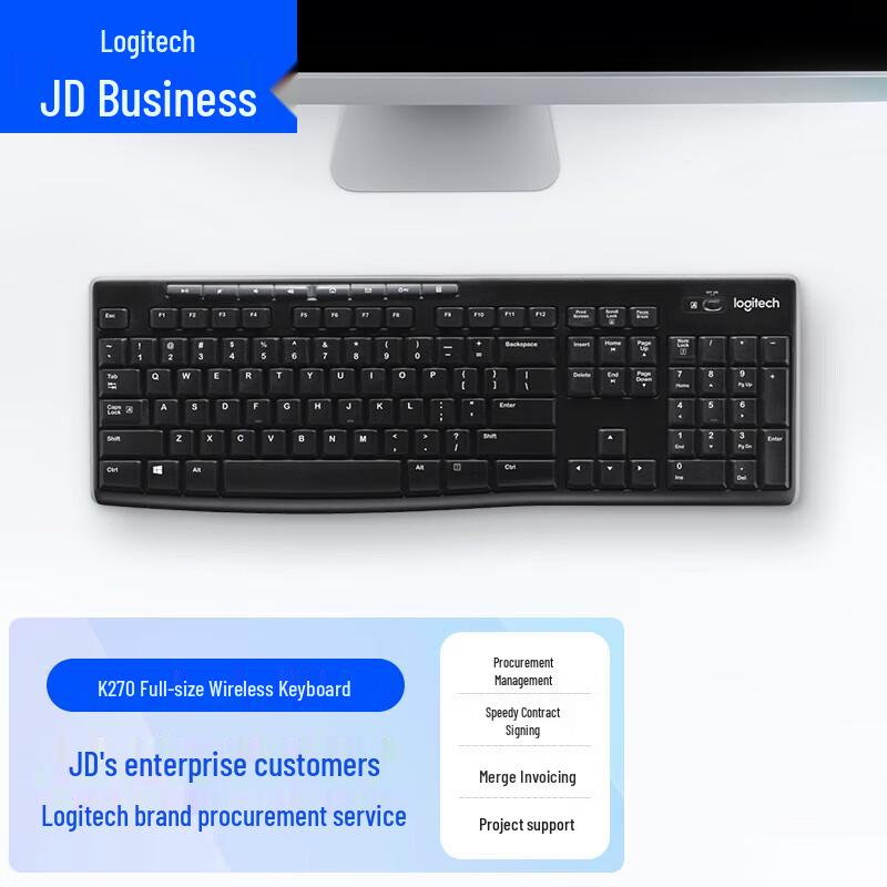 Logitech K270 Wireless Office Keyboard