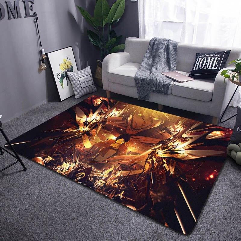 Attack On Titan Wings of Freedom Cartoon Carpet Children's Carpet Living Room Bedroom Anti-slip Carpet Photography Props Carpet
