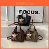 Stylish Handbag Women's 2023 New Autumn Winter Vintage Minimalist Bucket Bag