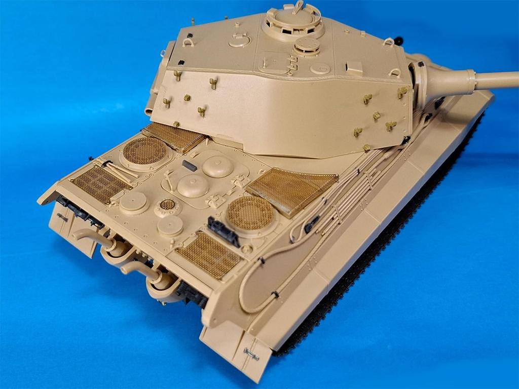 Passion Models 1/35 King Tiger Henschel Turret 3D Detail Up Set (for Tamiya) Plastic Model Parts P35T-022 (Tank)