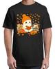Book Lovers Autumn Fall Halloween Ghost T-Shirt For Unisex S-4XL