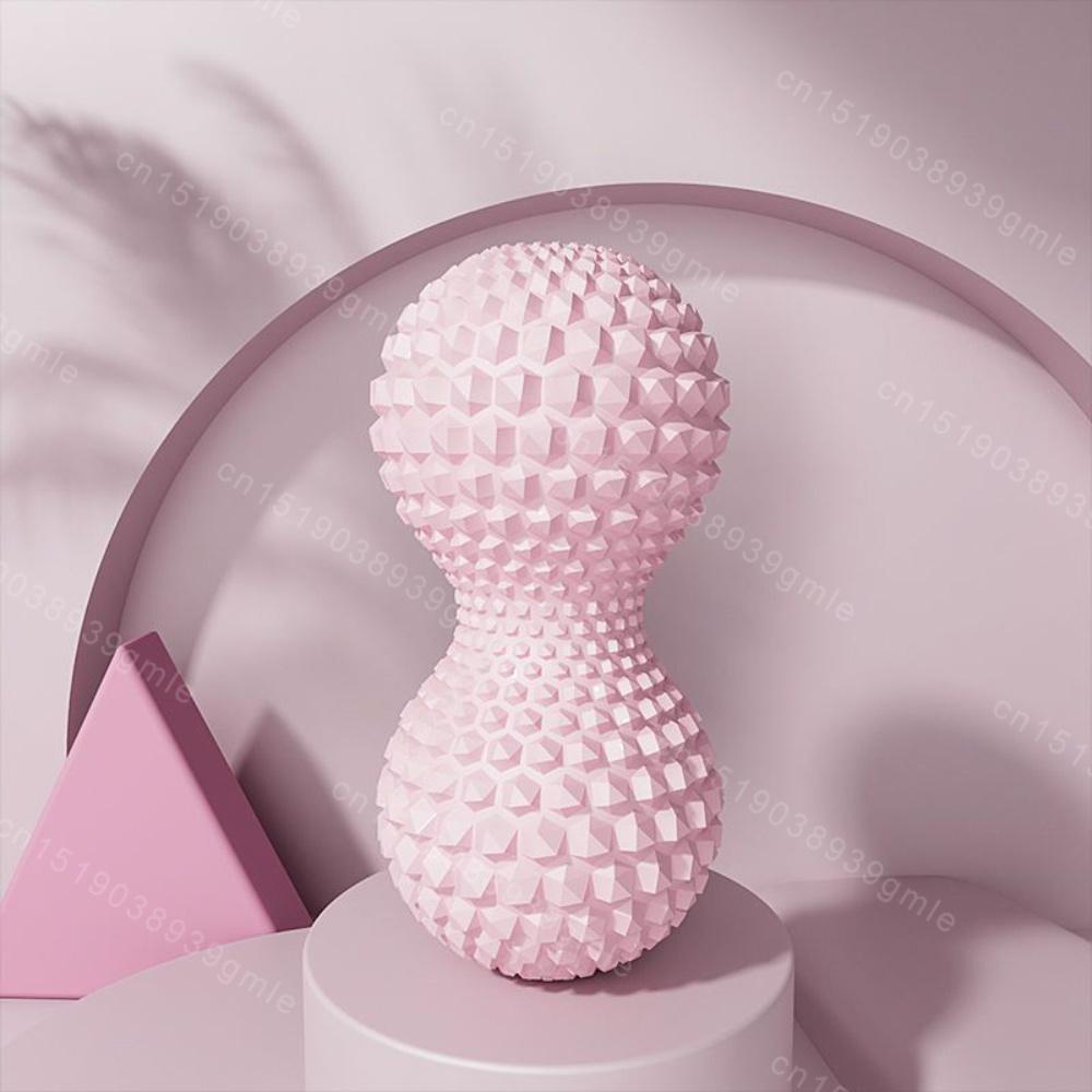 

Peanut Yoga Massage Ball Fitness Ball Back Leg Foot Massage Roller Balls for Deep Tissue Muscle Relax Beauty Health Equipment рожевий