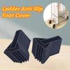 2Pcs Plastic Anti-Slip Ladder Feet Covers Extension Ladder Foot Pads Replacement Safety Protective Caps Ladder Repair Accessorie