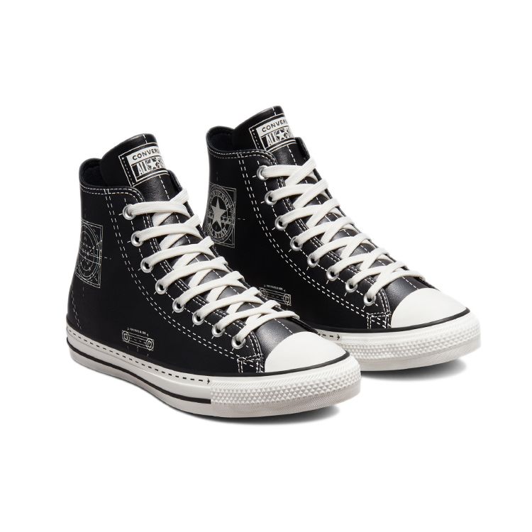 Converse Chuck Taylor All Star Future Utility High Top Canvas Sneakers Unisex Sneakers Black White 173068C