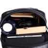 Men Chest Bag Waterproof Faux Leather Crossbody Bag Travel Sling Backpack for Camping Bag Casual Sling
