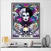 Disney 5D DIY Diamond Painting Cruella Dark Neon Tarot Style Illustration Full Round Diamond Mosaic Cartoon Dog Embroidery Art Painting Home Decor