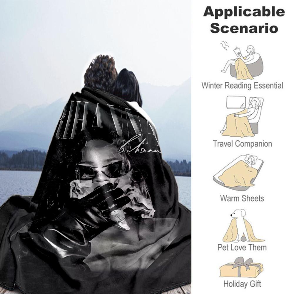 Rihanna Blanket, High quality Comfortable for All Seasons, Home Decor, Warmth and Comfort