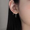 Less Is More 14K Gold Oval Earring (m)