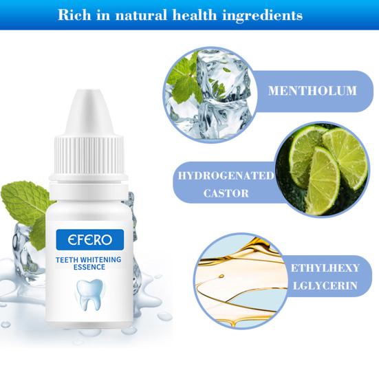 10ml Tooth Serum Effective Removing Stain Natural Extract Teeth Whitening Powder Clean Oral Essence