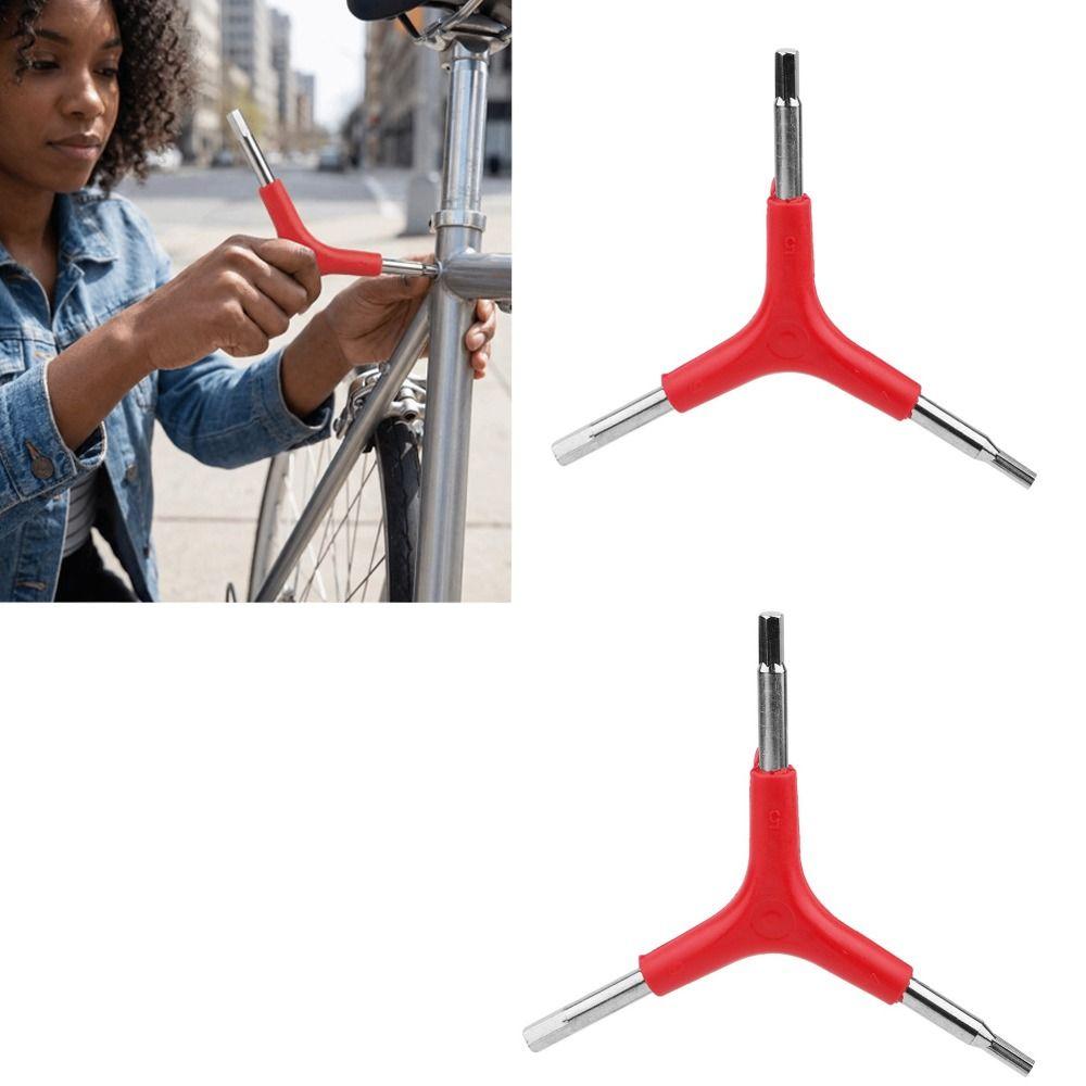 4PCS 4/5/6mm Three Way Hex Wrench Lightweight Inner Hex Wrench Bike Hex Wrench  Bicycle Repair