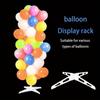 A Set of Balloon Display Stands for Bubble Balls Support Columns for Festive Events and Wedding Decoration Party Balloon Display