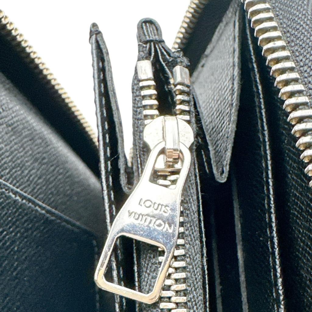 LOUIS VUITTON Damier Zippy Organizer NM  Damier Grafitto Graphite unisex N60111 Used