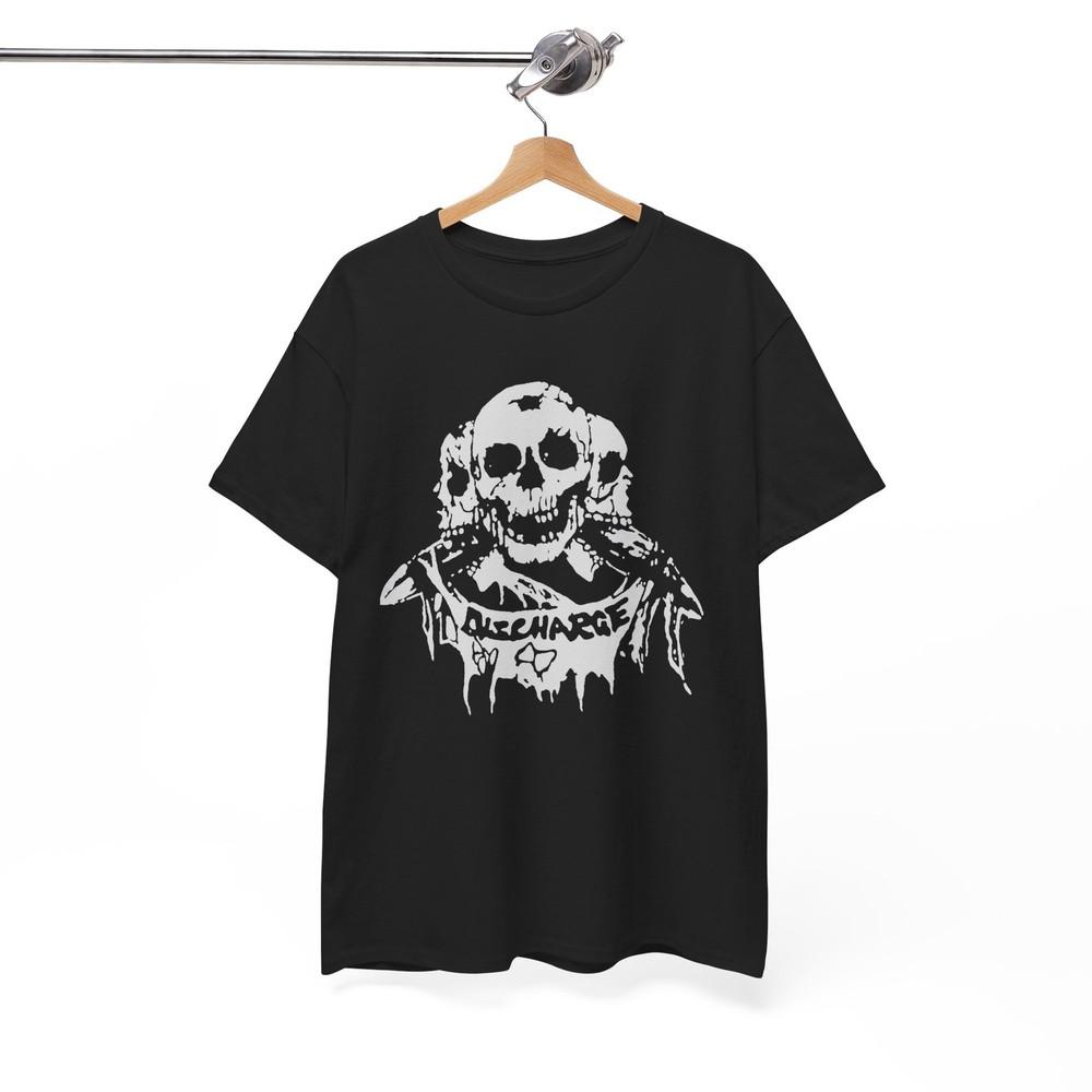 Discharge  Skull TShirt Discharge TShirt Unisex Tee Unisex T-Shirt XXXL
