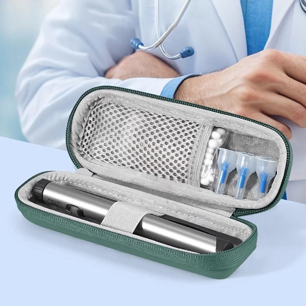 EVA Insulin Cooling Bag Waterproof with Gel Translation Pen Storage Bag Thermal Insulated Glaciated Cold Storage Bag