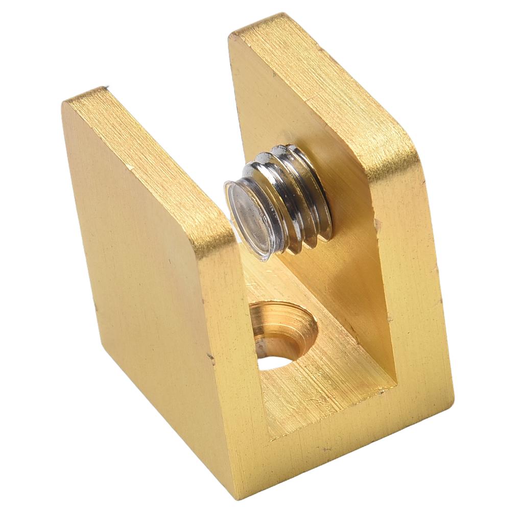 Glascliphalter Glasregal-Klemme Toiletten Weinschränke Gebürstetes Kupfer Gold Stützhalterung Feste Stückzahl