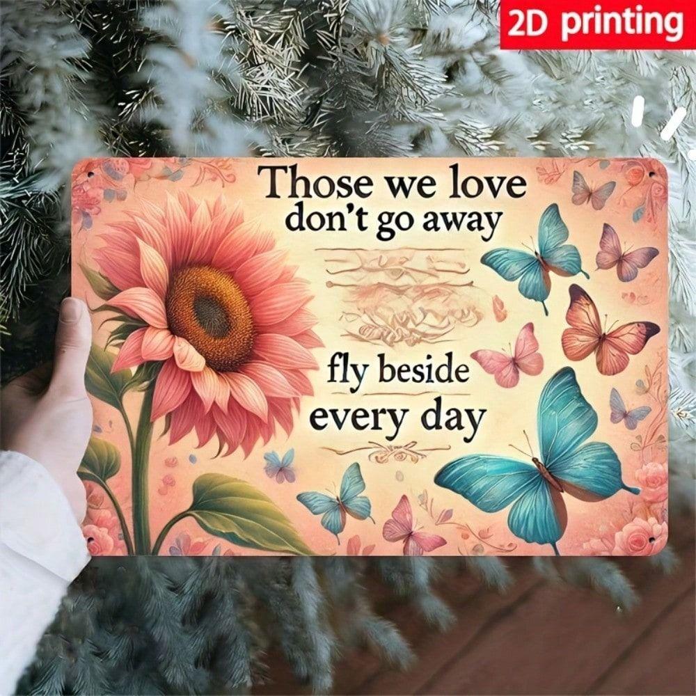 Tin Painting 20x30cm Handmade Metal Wall Art Vintage Craft Home Decor