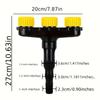 1pc Garden Watering Tool, Multi-Head Lawn Care Sprinkler, Multi-Hole Spray Nozzle for Watering Vegetables and Gardens, Garden Watering Sprinkler