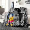 Coraline Flannel Blanket With Personalized Name Comfortable All Season Suitable For Sofas Beds Travel Camping Office Decoration Perfect Gift For