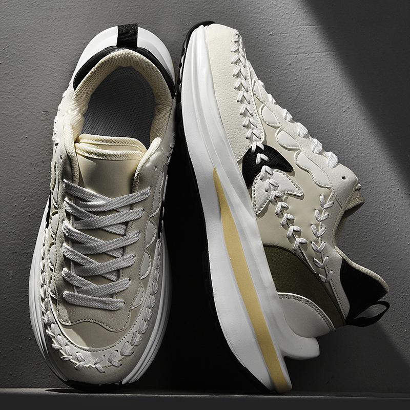 

Couple Shoes Men Running Shoes Women INS Hot Sales Brand Trend Walking Sneakers Male Sport Shoes Tick Sole Platform Chunky Shoes