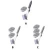 2-In-1 Plate Kitchen Cleaning Brush Removable Head Sponge Tools Dish Long Handle Scrubber Dispenser Pot Sink Household