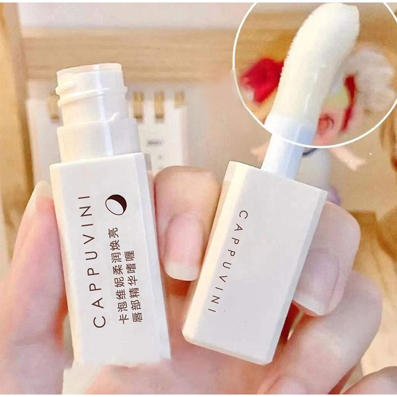 Kokosnuss-Lippenöl lindert Trockenheit und spendet Feuchtigkeit, Lipgloss zur Aufhellung von Lippenlinien, wasserleichter Lippenpinsel, koreanisches süßes Make-up LXY