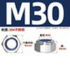 304 Stainless Steel Nylon-Insert Lock Nut DIN985
